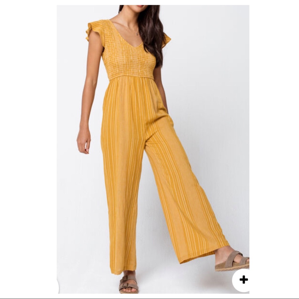 Others Follow Mustard Yellow Jumpsuit